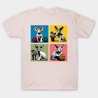 Cornish Rex Pop Art - Cute Kitties T-Shirt